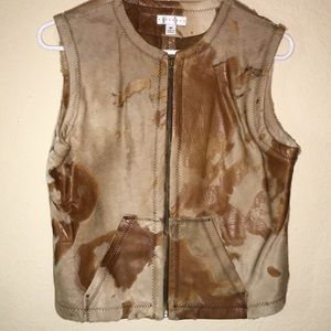 Fatigues leather vest.  Size Medium.